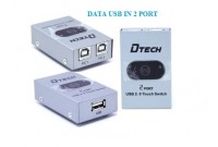 DATA SWITCH USB IN HiỆU DTECH  - 02PORT